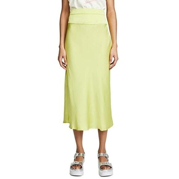 Size 0 Free People Normani Bias Midi Skirt - Picture 1 of 1